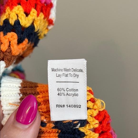 Marine Layer NWT Colorful Striped Knit Sleeveless Top - Size XL - Picture 7 of 7